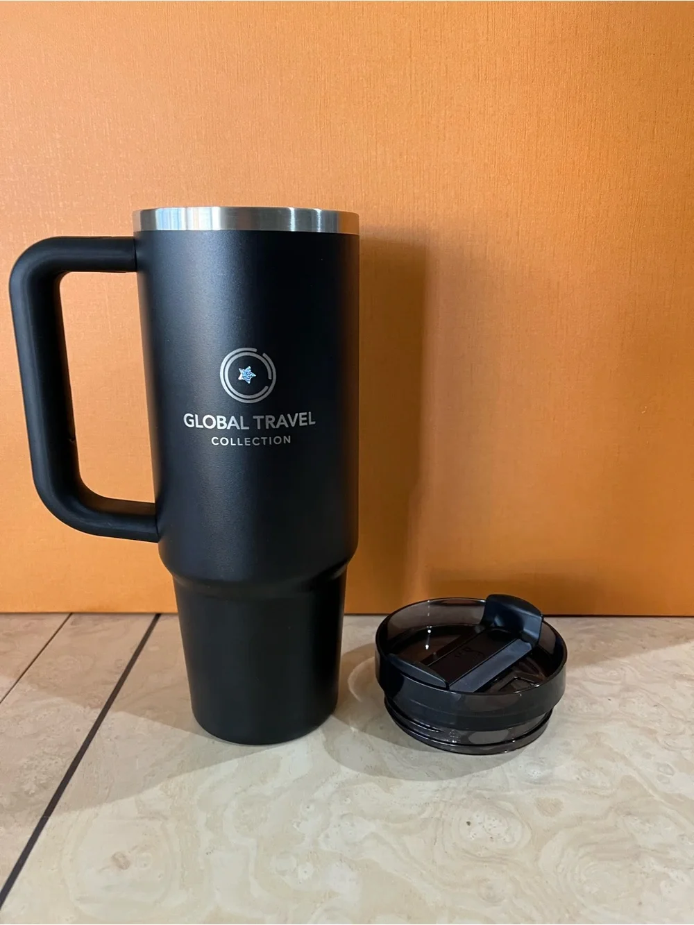 Stanley Black Insulated 30 oz Travel Mug with Handle - Picture 2 of 16